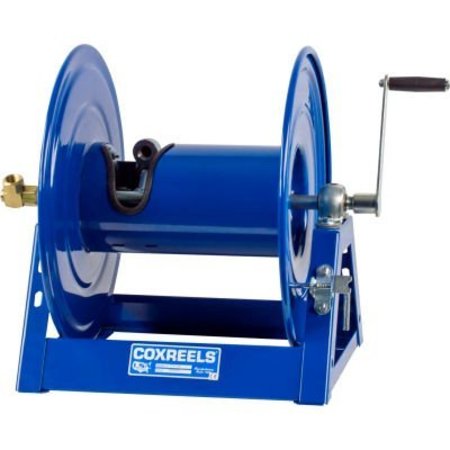 COXREELS Competitor Hand Crank Hose Reel: 3/4" I.D., 100' Hose Capacity, Less Hose, 3000 PSI 1125-5-100